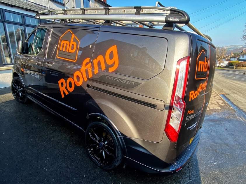 MB Roofing Van, Huddersfield, West Yorkshire